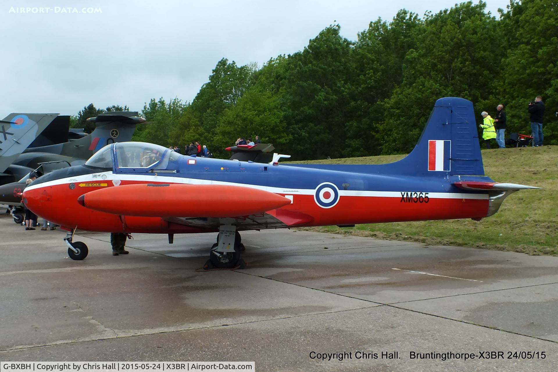 G-BXBH, 1960 Hunting P-84 Jet Provost T.3A C/N PAC/W/9241, at the Cold War Jets Open Day 2015