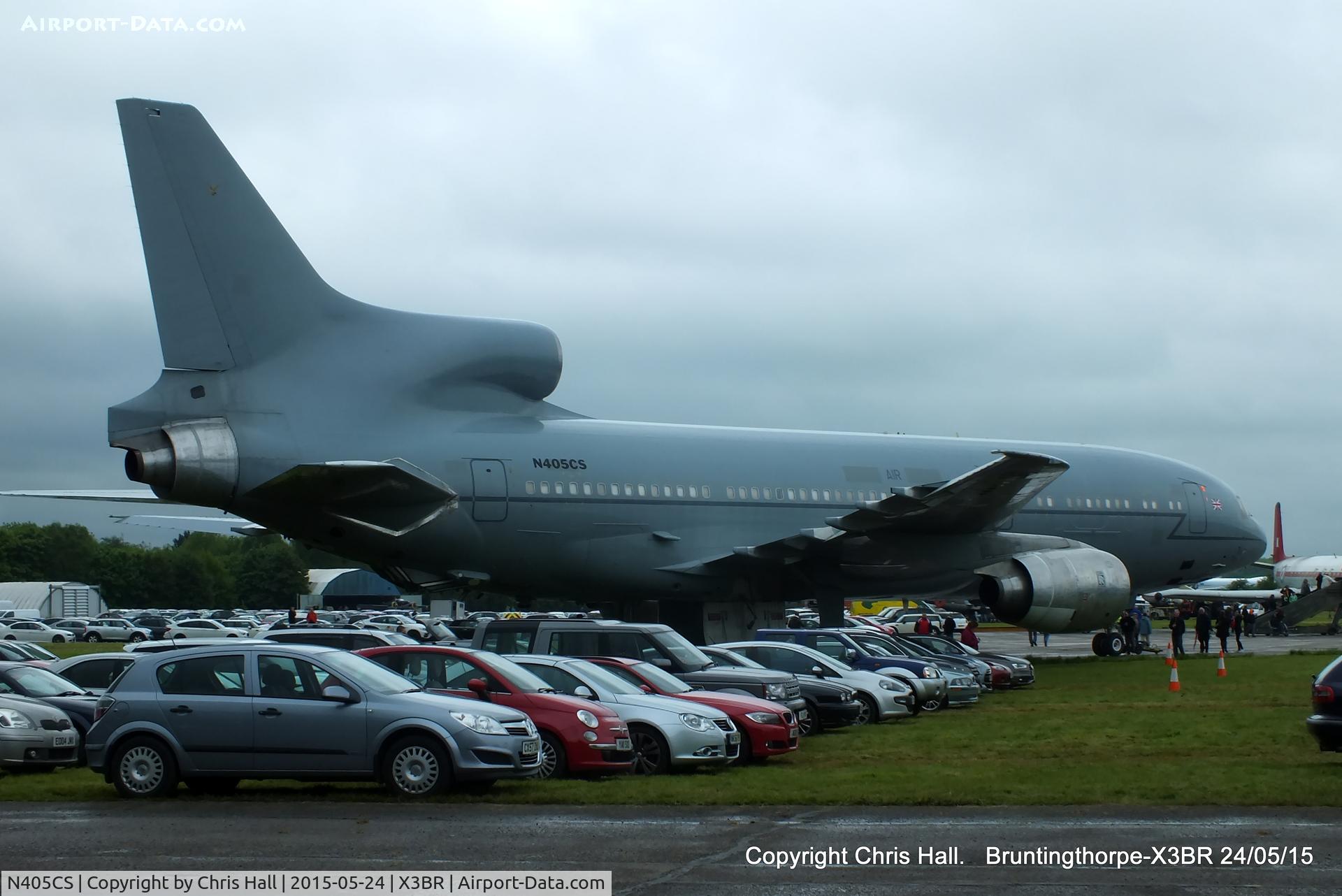 N405CS, 1979 Lockheed L-1011-385-3 TriStar K1 (500) C/N 193V-1164, at the Cold War Jets Open Day 2015
