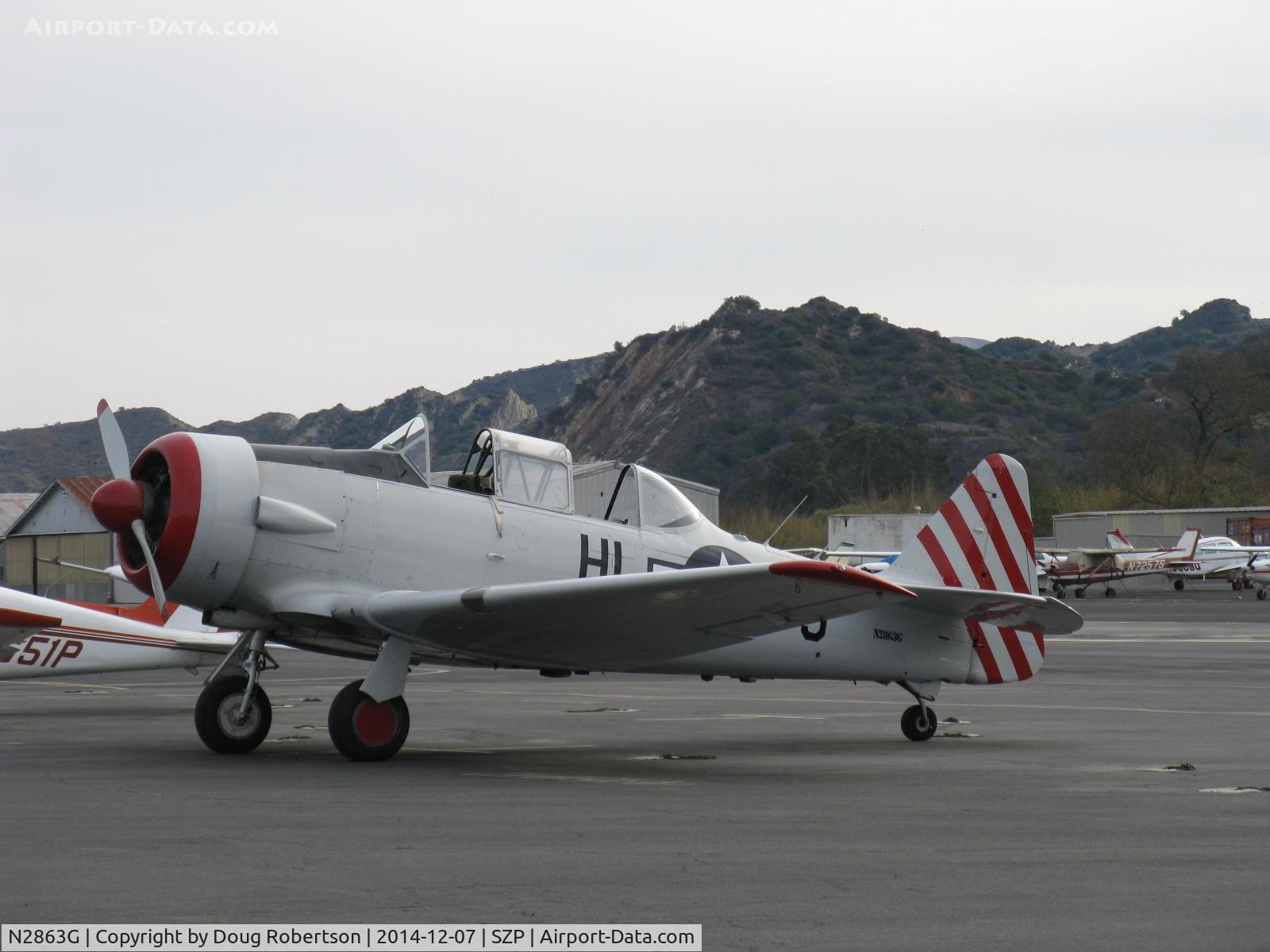 N2863G, 1958 North American SNJ-6 Texan C/N 121-43131, 1958 North American SNJ-6, P&W R-1340 Wasp 600 Hp radial of the Condor Squadron