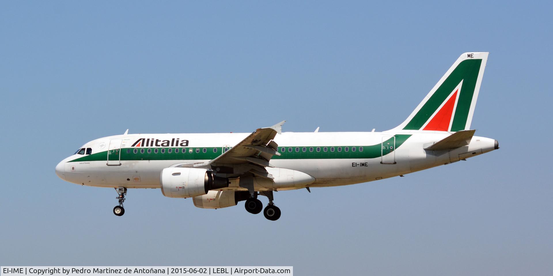 EI-IME, 2002 Airbus A319-112 C/N 1740, El Prat Barcelona - España