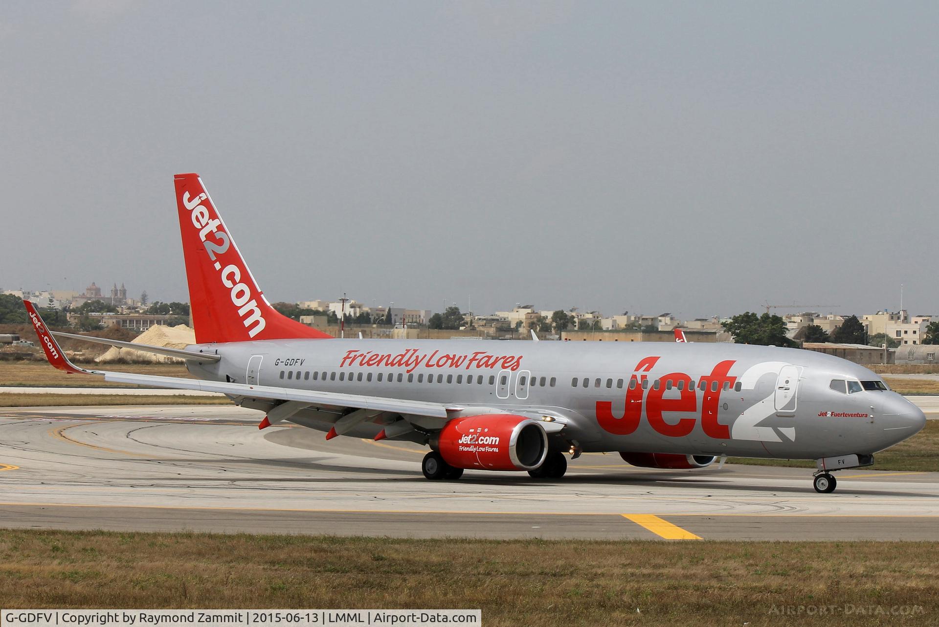 G-GDFV, 1998 Boeing 737-85F C/N 28821, B737-800 G-GDFV Jet2Com
