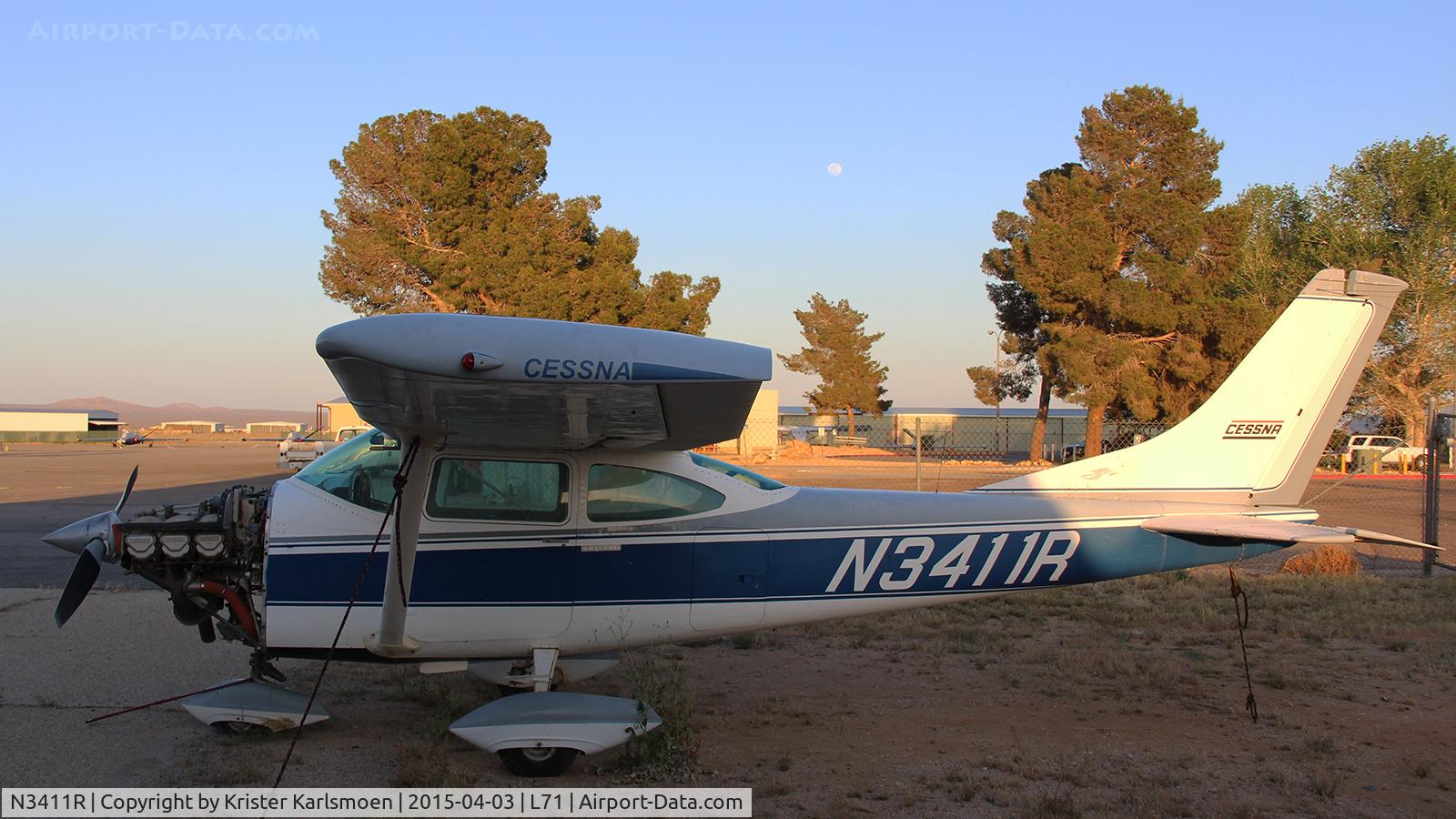 N3411R, 1967 Cessna 182L Skylane C/N 18258711, Missing some parts.