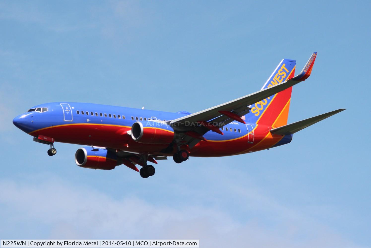 N225WN, 2005 Boeing 737-7H4 C/N 34333, Southwest 737