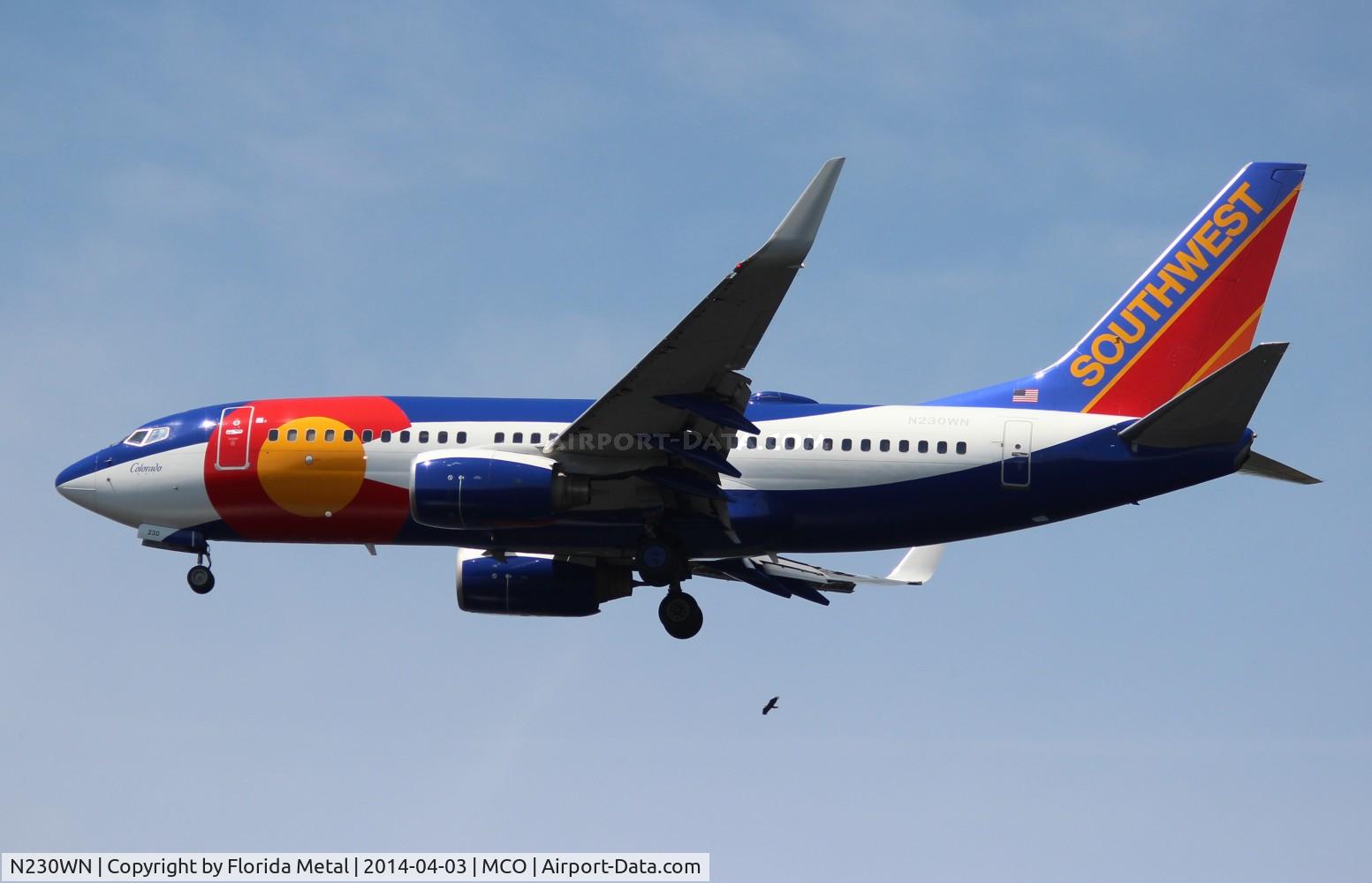 N230WN, 2006 Boeing 737-7H4 C/N 34592, Southwest Colorado One