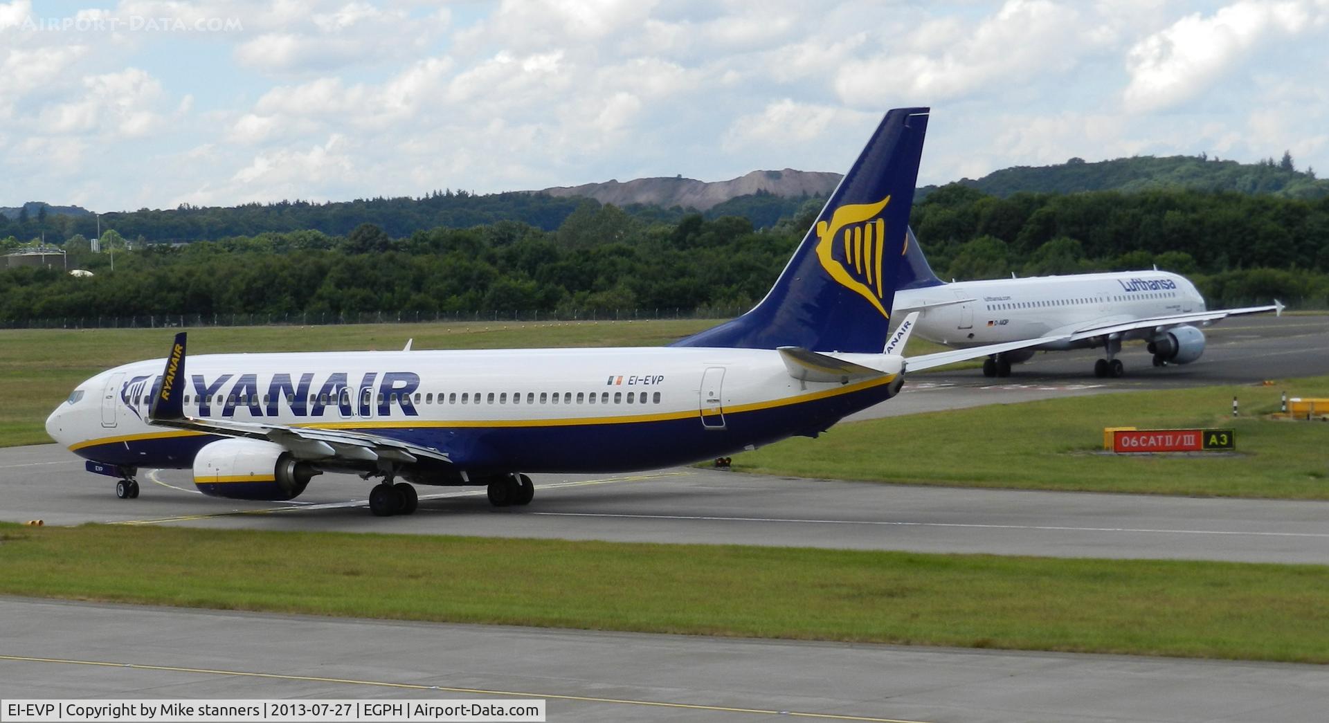 EI-EVP, 2012 Boeing 737-8AS C/N 40293, Ryanair B737-8AS Taxiing to runway 06 for departure  to TFS on flight RYR1TW