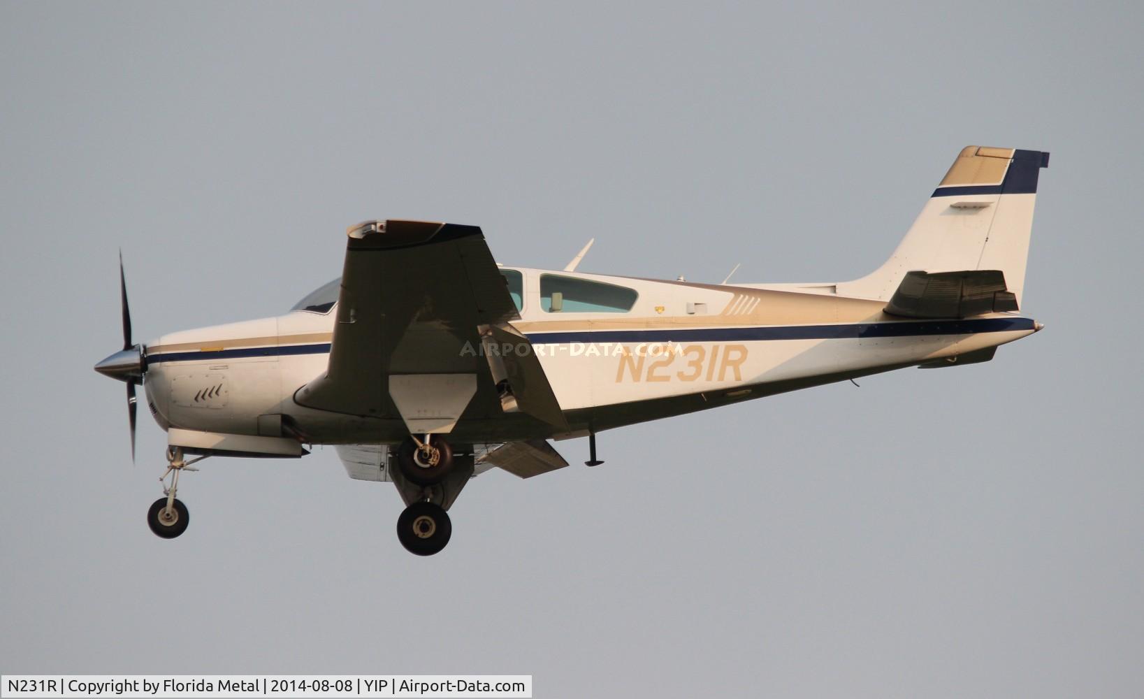 N231R, 1980 Beech F33A Bonanza C/N CE-917, Beech Bonanza 33