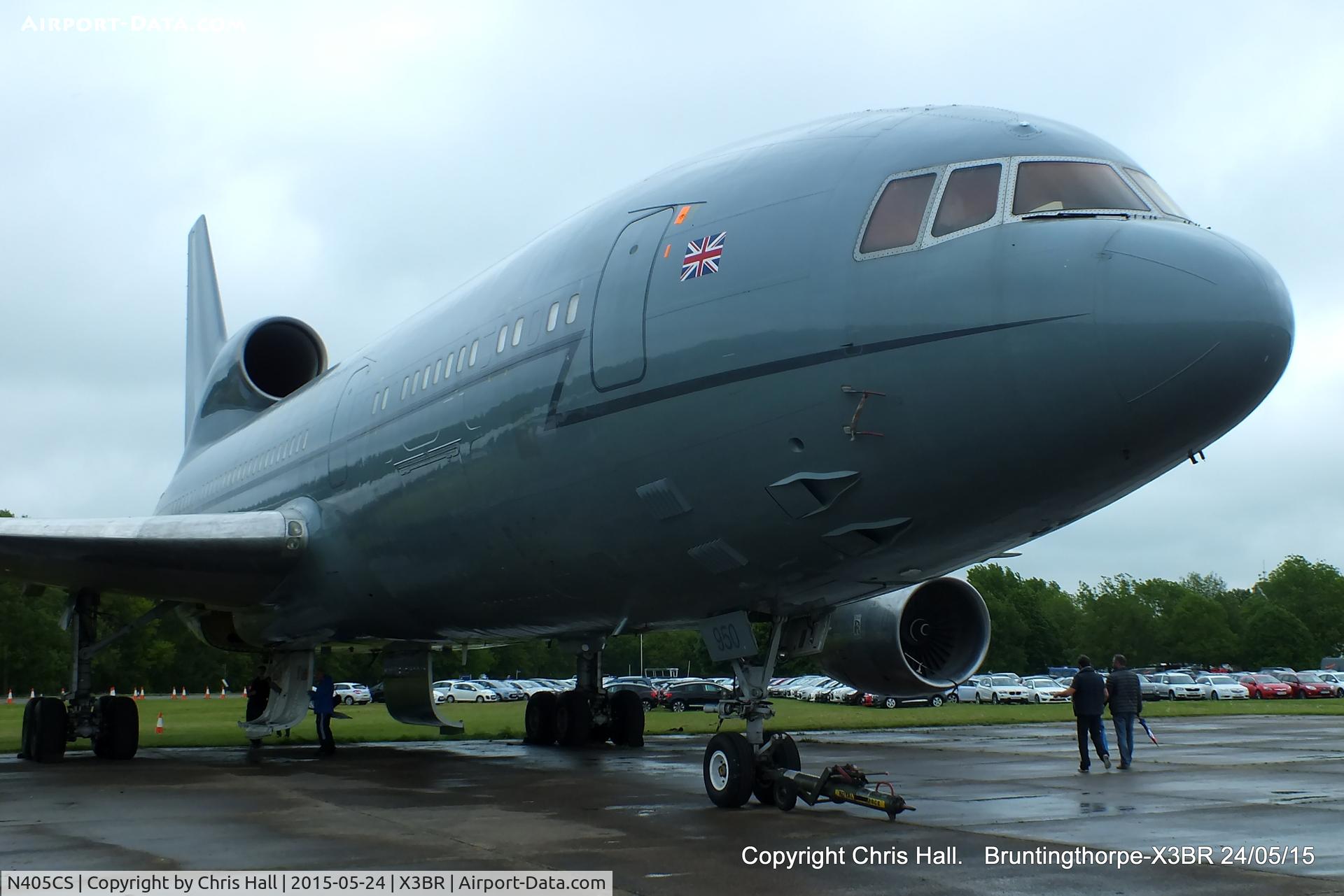 N405CS, 1979 Lockheed L-1011-385-3 TriStar K1 (500) C/N 193V-1164, at the Cold War Jets Open Day 2015
