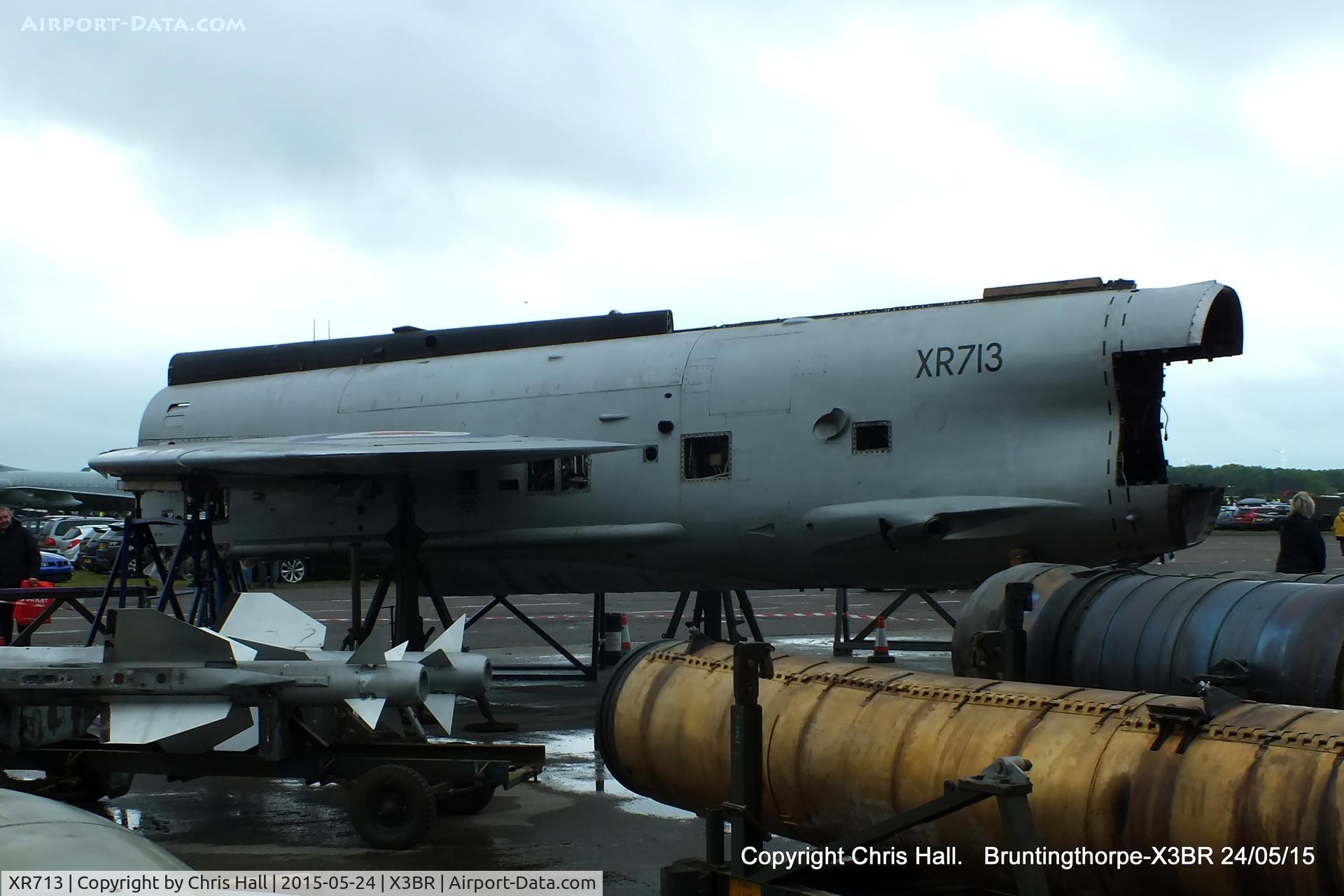 XR713, 1964 English Electric Lightning F.3 C/N 95196, at the Cold War Jets Open Day 2015