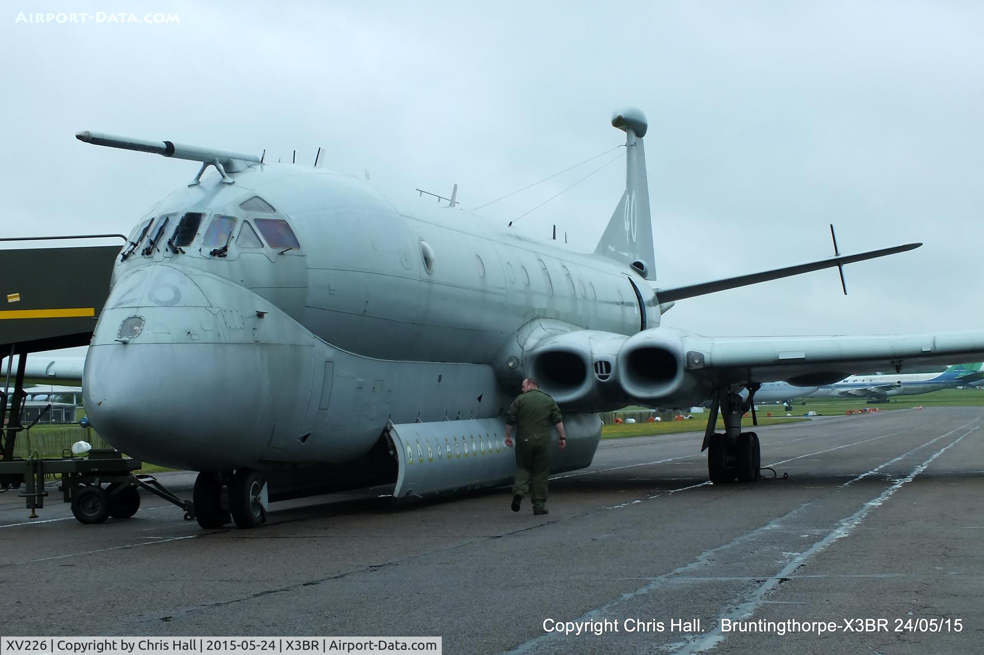 XV226, 1968 Hawker Siddeley Nimrod MR.2 C/N 8001, at the Cold War Jets Open Day 2015