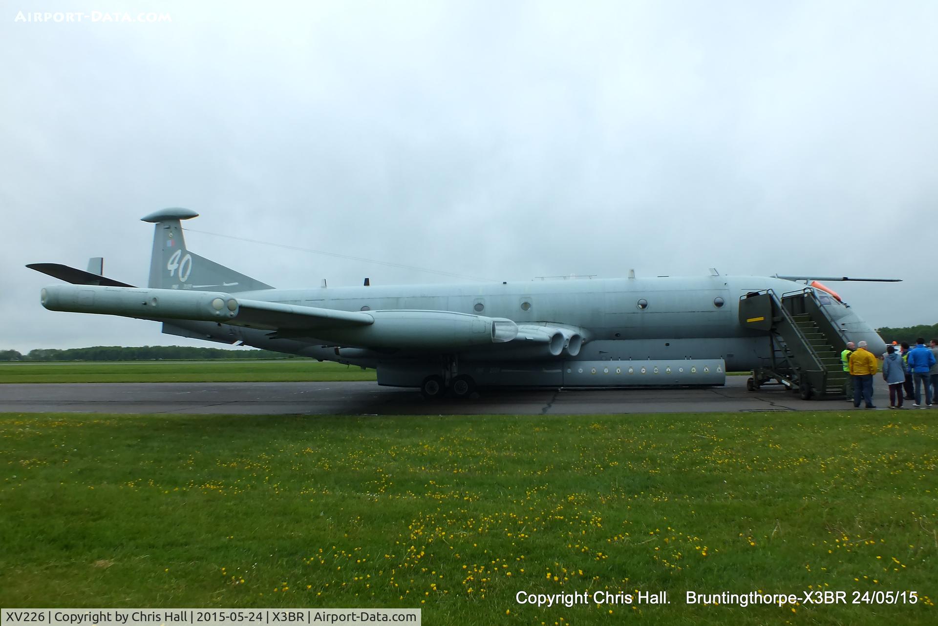 XV226, 1968 Hawker Siddeley Nimrod MR.2 C/N 8001, at the Cold War Jets Open Day 2015