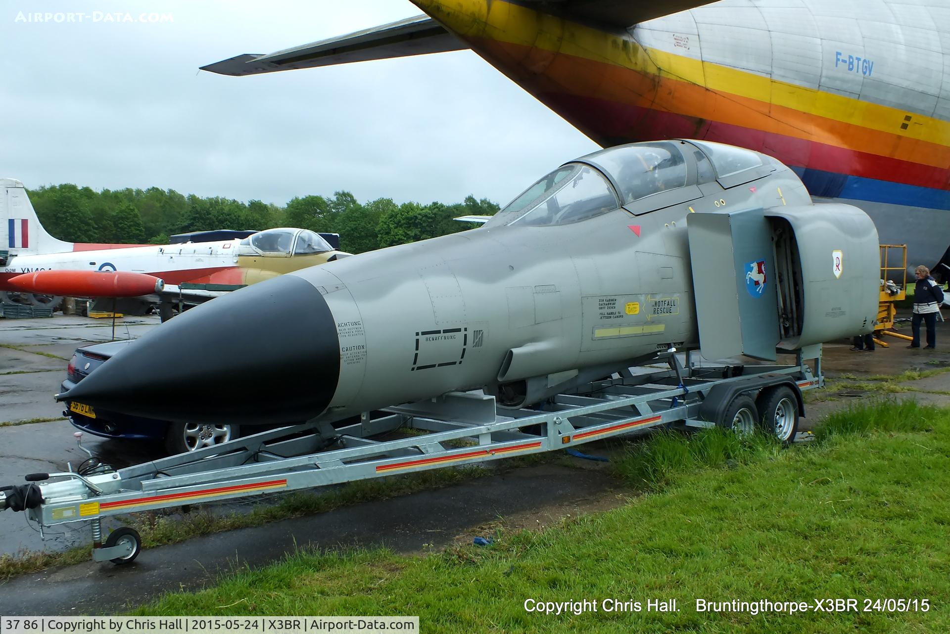 37 86, 1972 McDonnell Douglas F-4F Phantom II C/N 4563, at the Cold War Jets Open Day 2015