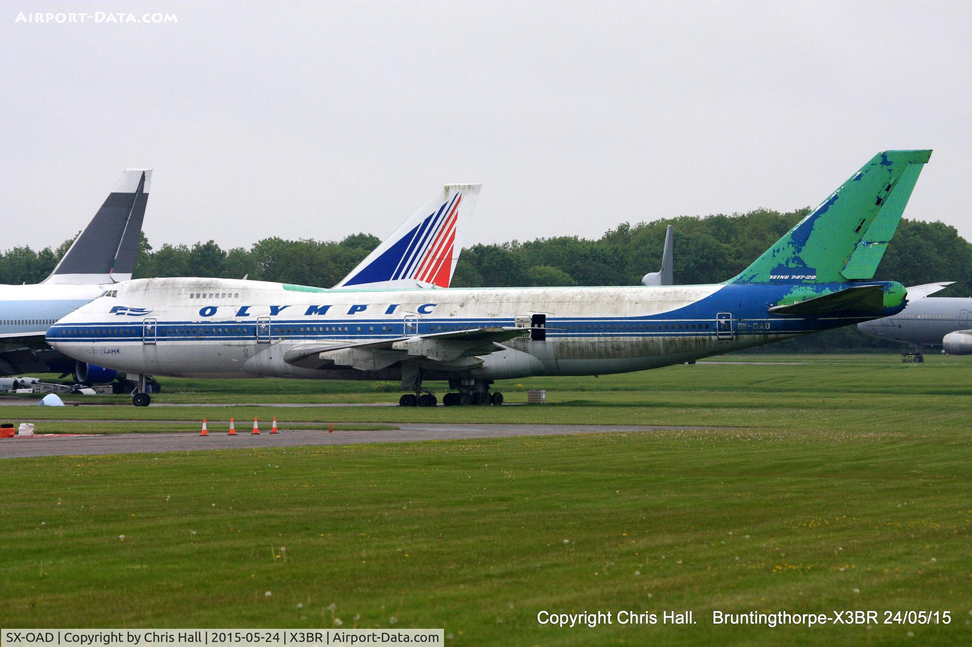 SX-OAD, 1979 Boeing 747-212B C/N 21684, stored at Bruntingthorpe