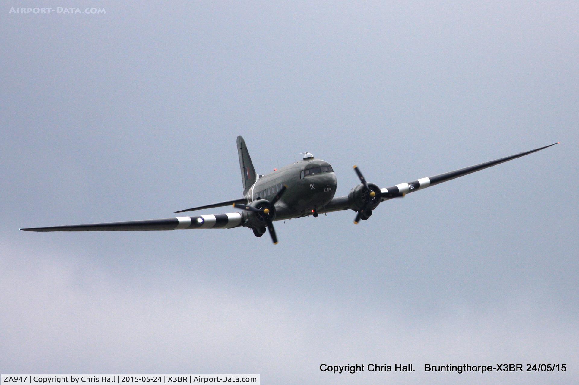 ZA947, 1943 Douglas C-47A-60-DL Dakota III C/N 10200, at the Cold War Jets Open Day 2015