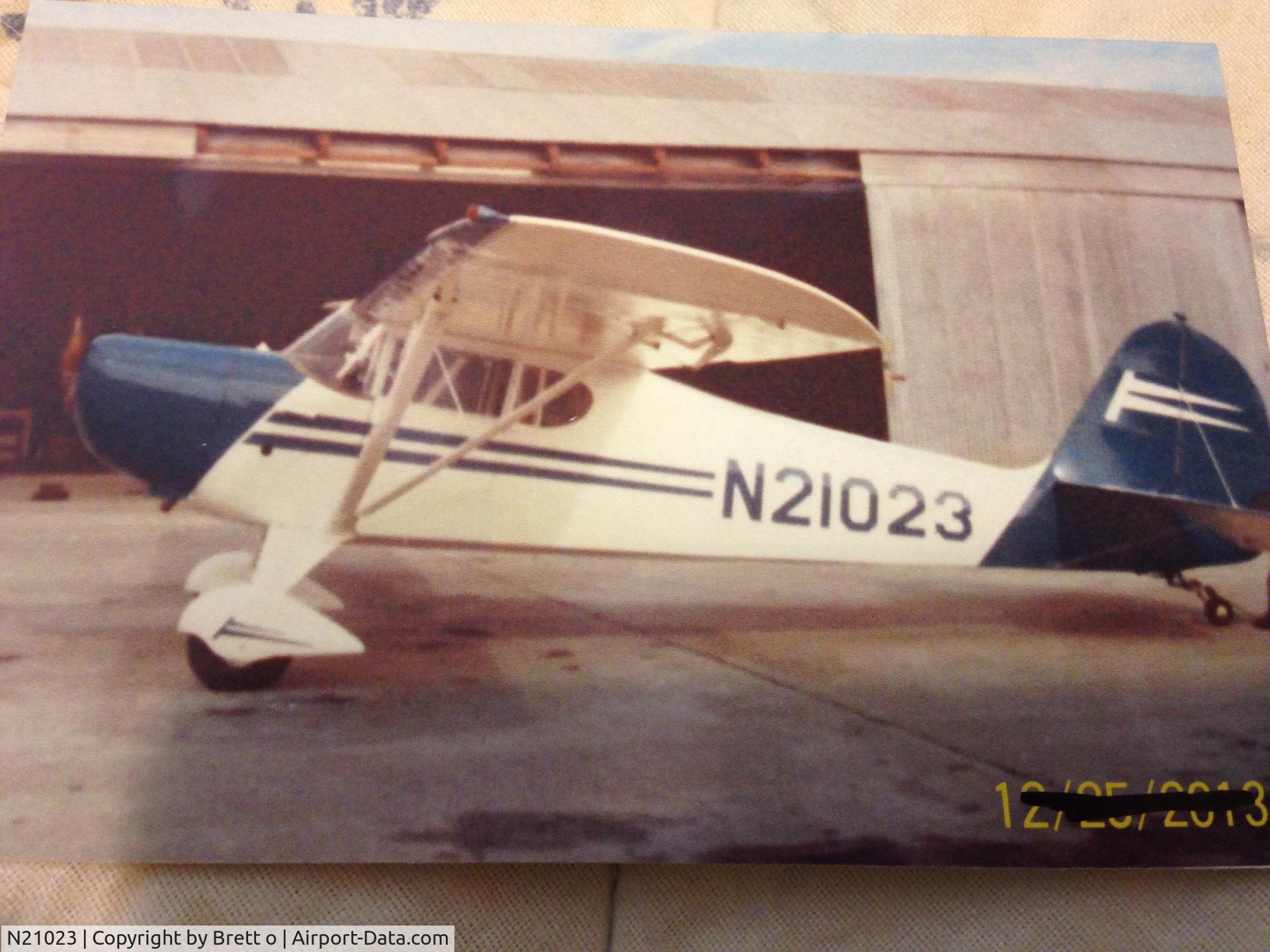 N21023, Aeronca KCA C/N KCA8, My grandpa gene old aeronca from watsonville ca just seeing if any body else out there had any photos of it out there