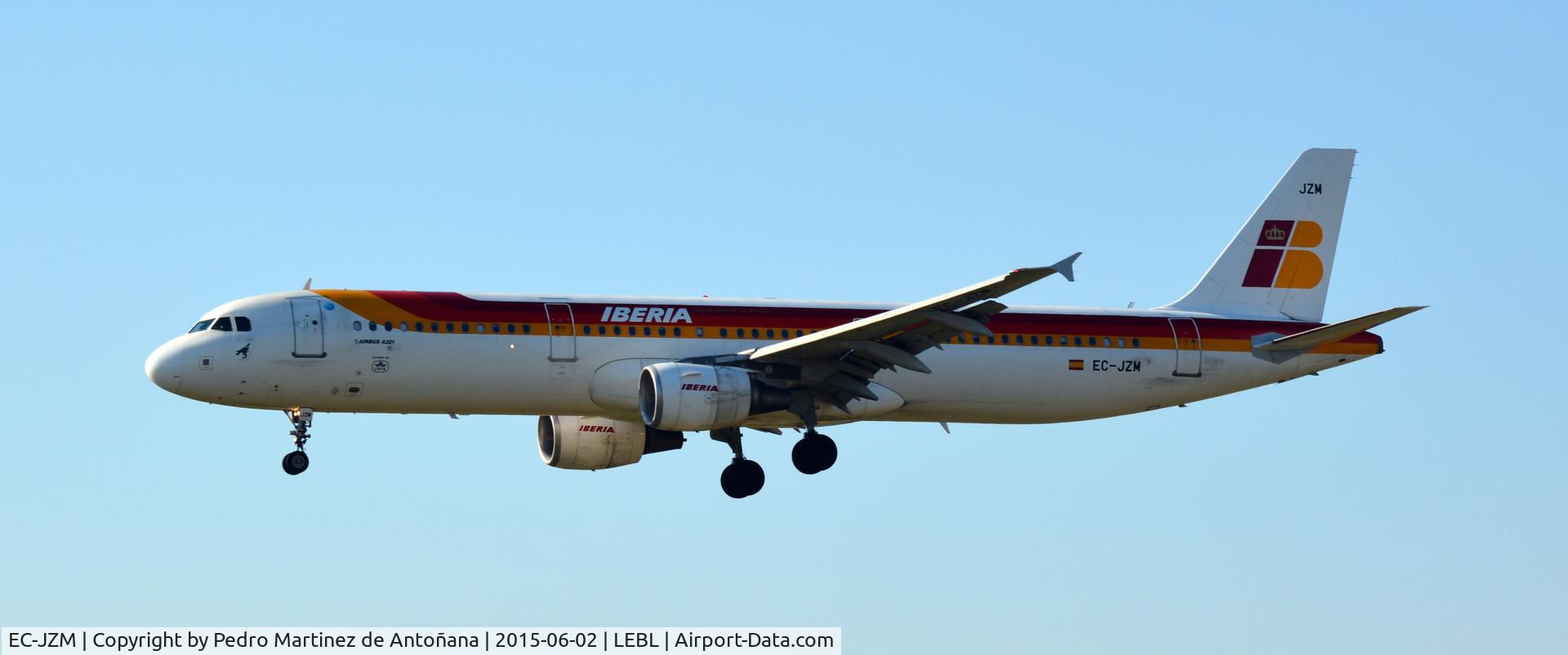 EC-JZM, 2007 Airbus A321-212 C/N 2996, El Prat Barcelona - España