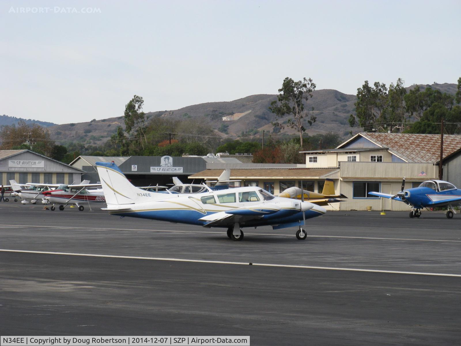N34EE, 1966 Piper PA-30 Twin Comanche Twin Comanche C/N 30-1138, 1966 Piper PA-30 TWIN COMANCHE, two Lycoming IO-320s 160 Hp each, six-seat version, taxi