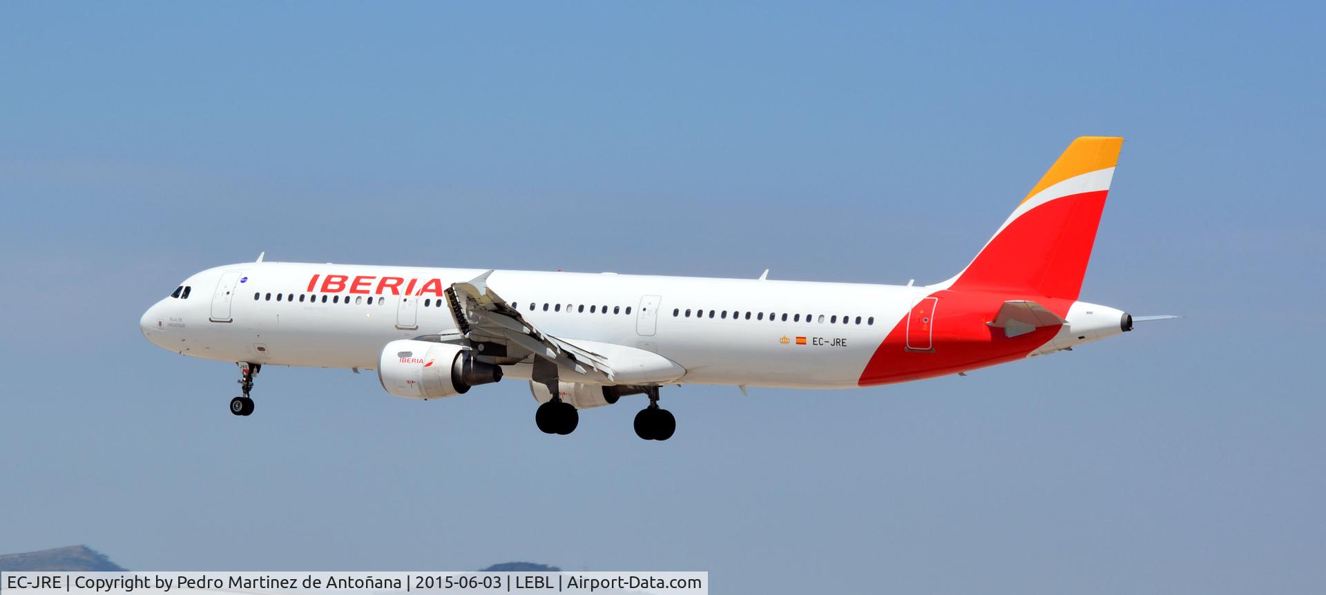 EC-JRE, 2006 Airbus A321-211 C/N 2756, El Prat Barcelona - España