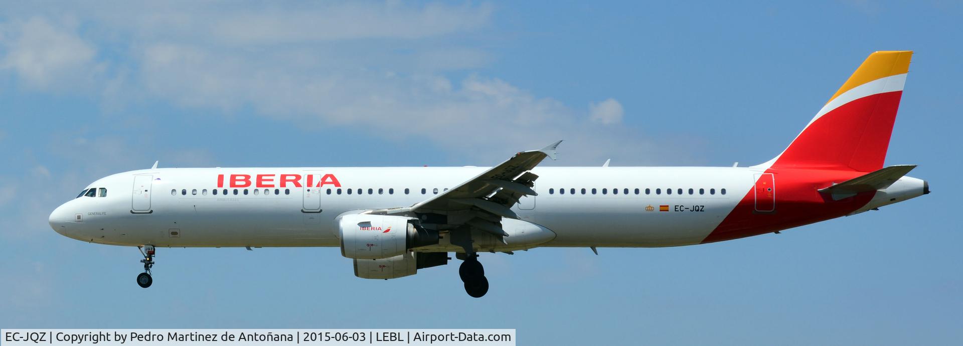 EC-JQZ, 2006 Airbus A321-211 C/N 2736, El Prat Baecelona - España
