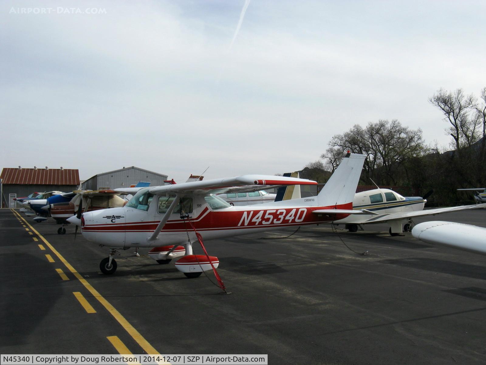 N45340, 1975 Cessna 150M C/N 15076856, 1975 Cessna 150M, Continental O-200 100 Hp