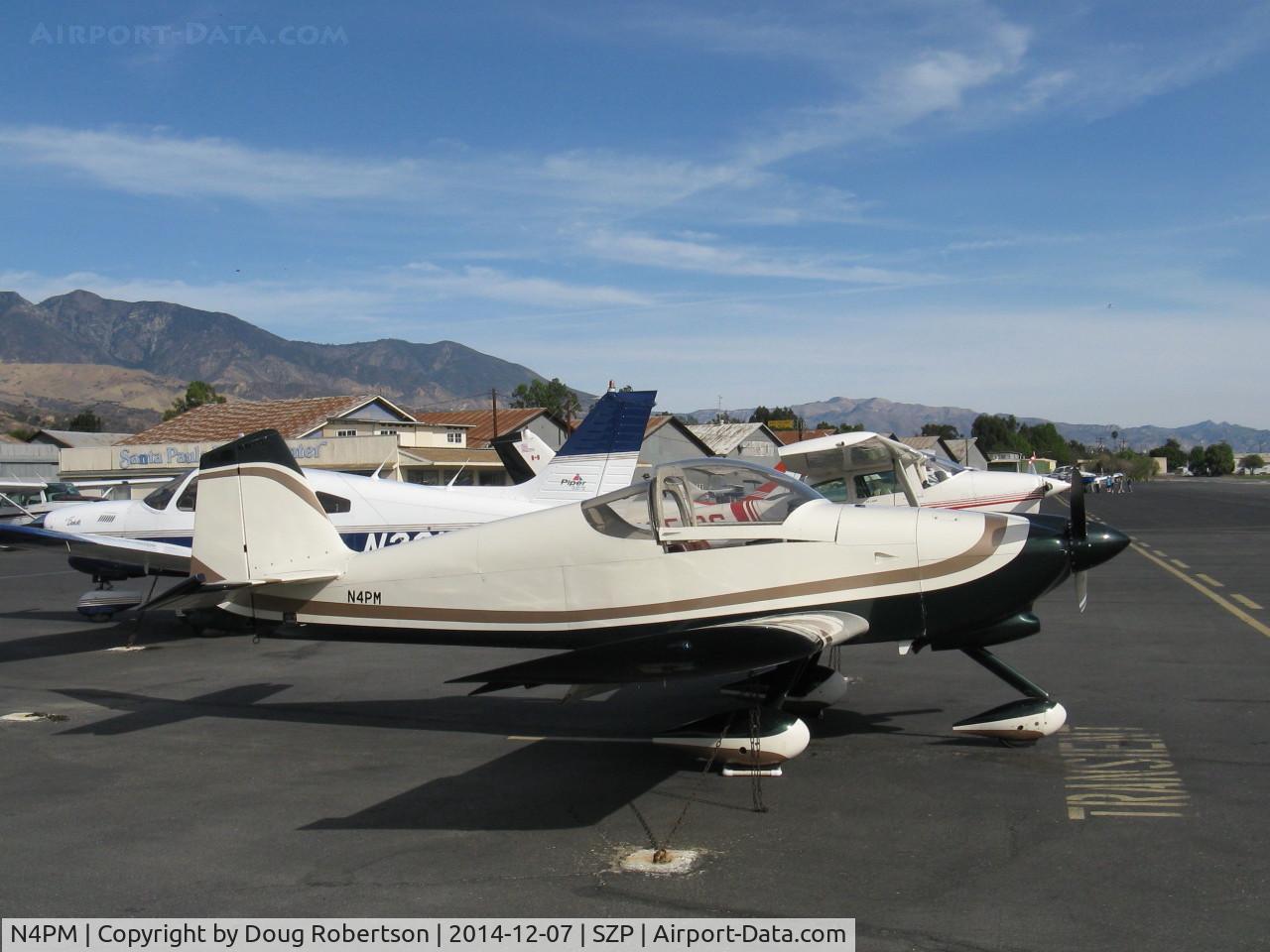 N4PM, 2000 Vans RV-6A C/N 24095, 2000 Moore VAN's RV-6A, Lycoming O-360 180 hp, on transient ramp