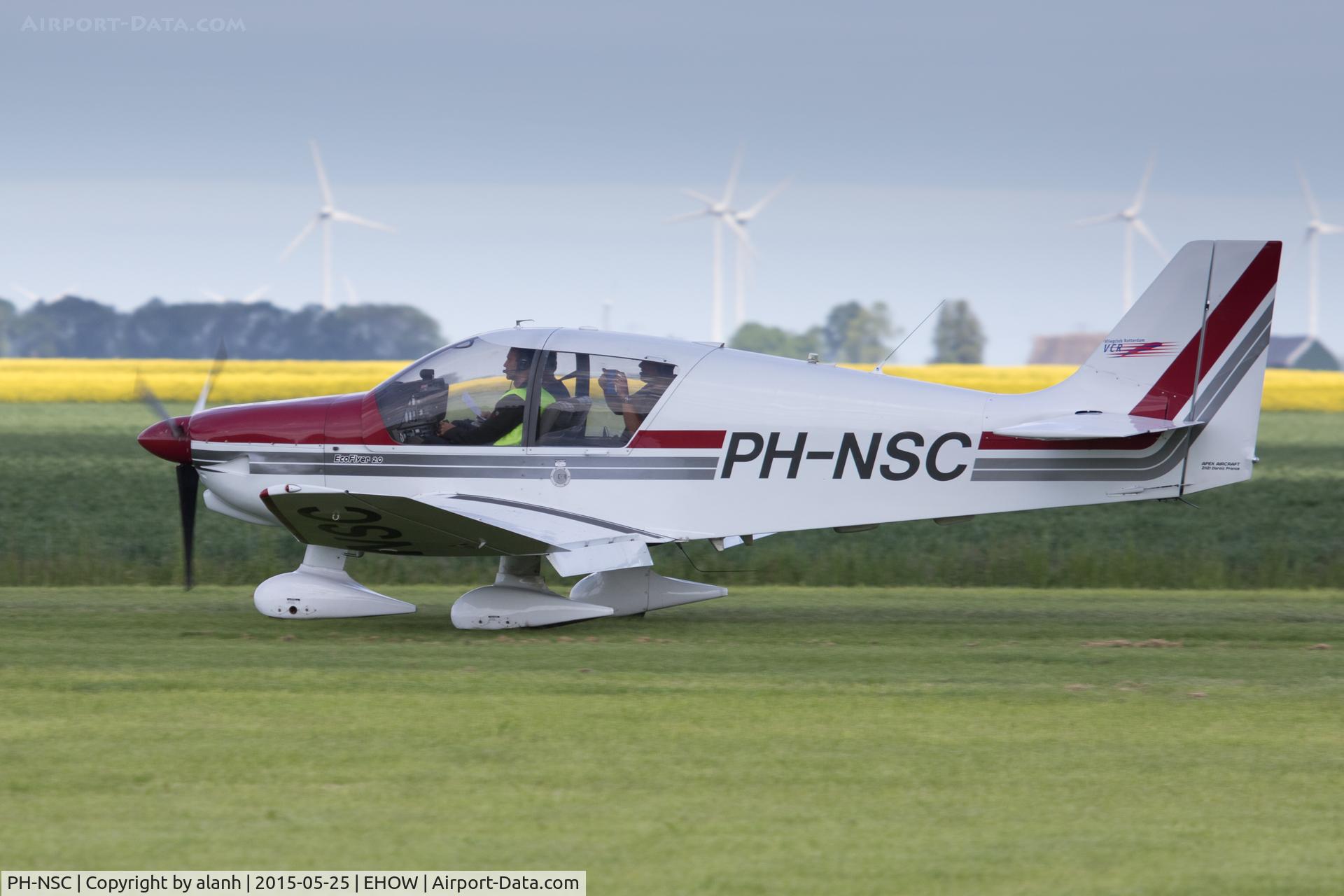 PH-NSC, 2006 Robin DR-400-140B Major C/N 2611, Rolling out on arrival at Oostwold