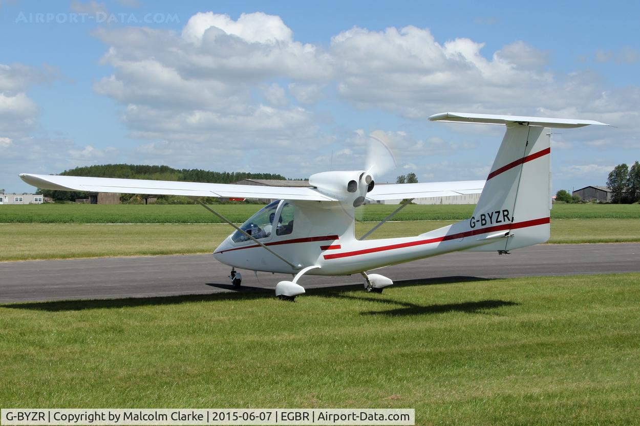 G-BYZR, 1996 Iniziative Industriali Italiane Sky Arrow 650TC C/N C001, Iniziative Industriali Italiane Sky Arrow 650TC at The Real Aeroplane Club's Radial Engine Aircraft Fly-In, Breighton Airfield, June 7th 2015.