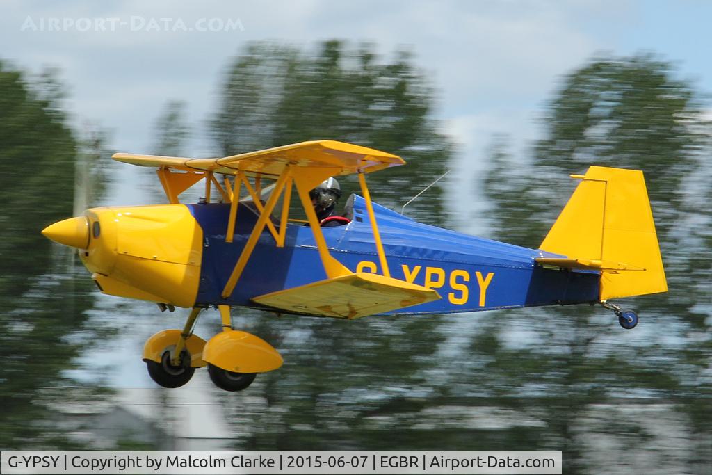 G-YPSY, 1988 Andreasson BA-4B C/N PFA 038-10352, Andreasson BA-4B at The Real Aeroplane Company's Radial Engine Aircraft Fly-In, Breighton Airfield, June 7th 2015.