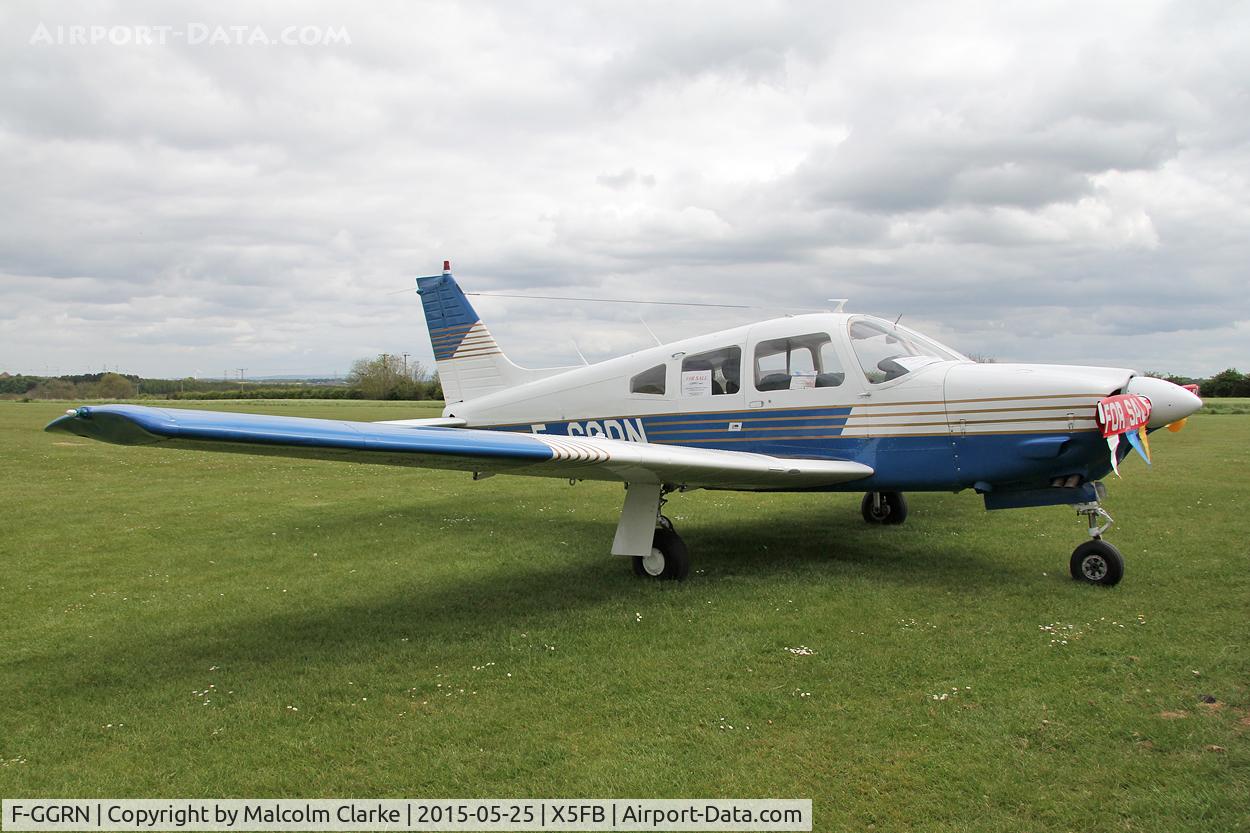 F-GGRN, 1978 Piper PA-28R-201 Cherokee Arrow III C/N 28R-7837283, Piper PA-28R-201 Cherokee Arrow III at Fishburn Airfield, May 25th 2015.