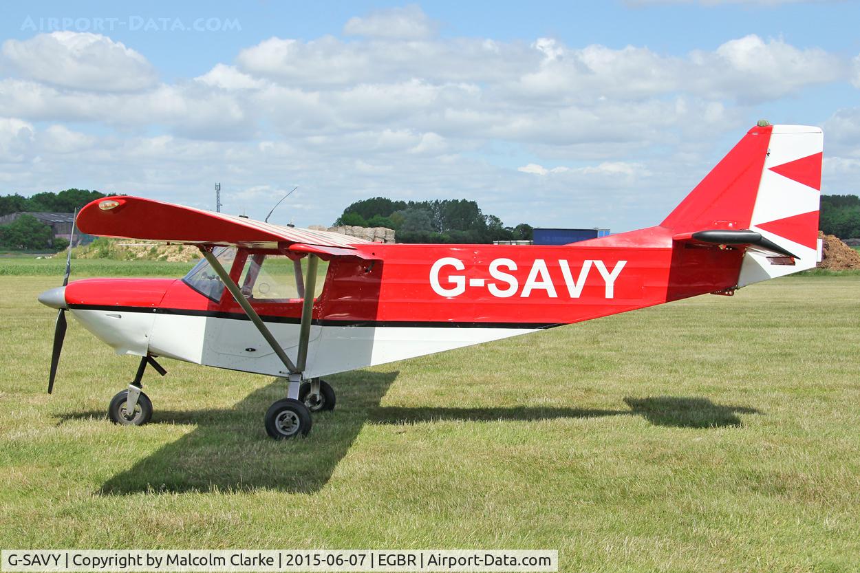 G-SAVY, 2009 ICP MXP-740 Savannah VG Jabiru(1) C/N BMAA/HB/499, ICP MXP-740 Savannah VG Jabiru(1) at The Real Aeroplane Club's Radial Engine Aircraft Fly-In, Breighton Airfield, June 7th 2015.