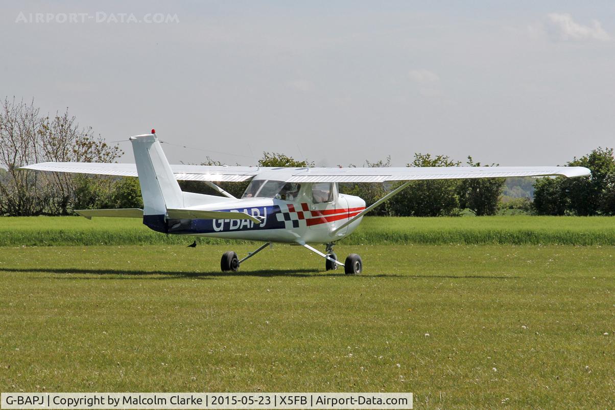 G-BAPJ, 1972 Reims FRA150L Aerobat C/N 0196, Reims FRA150L Aerobat at Fishburn Airfield, May 23rd 2015.
