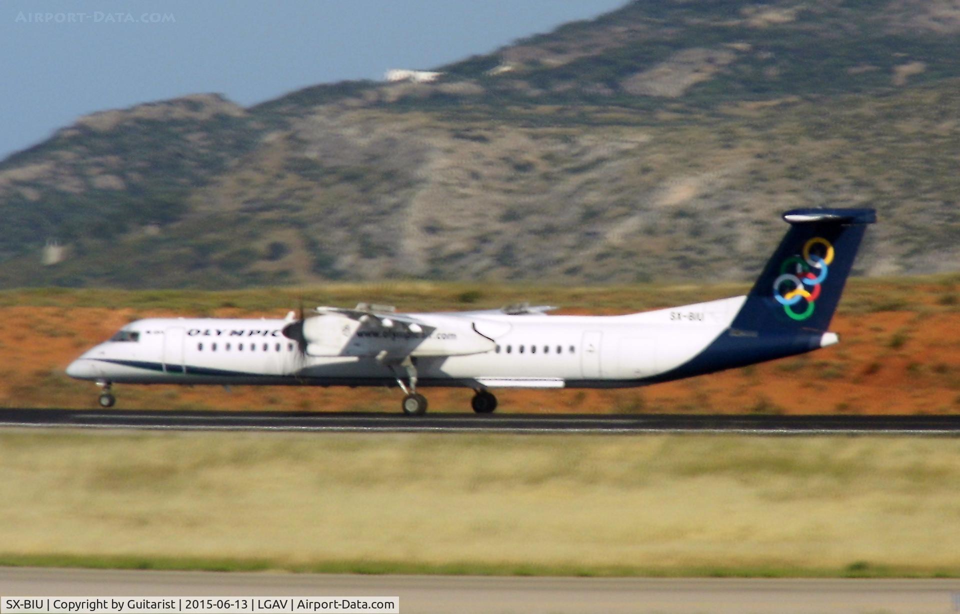 SX-BIU, 2007 De Havilland Canada DHC-8-402Q Dash 8 C/N 4152, At Athens