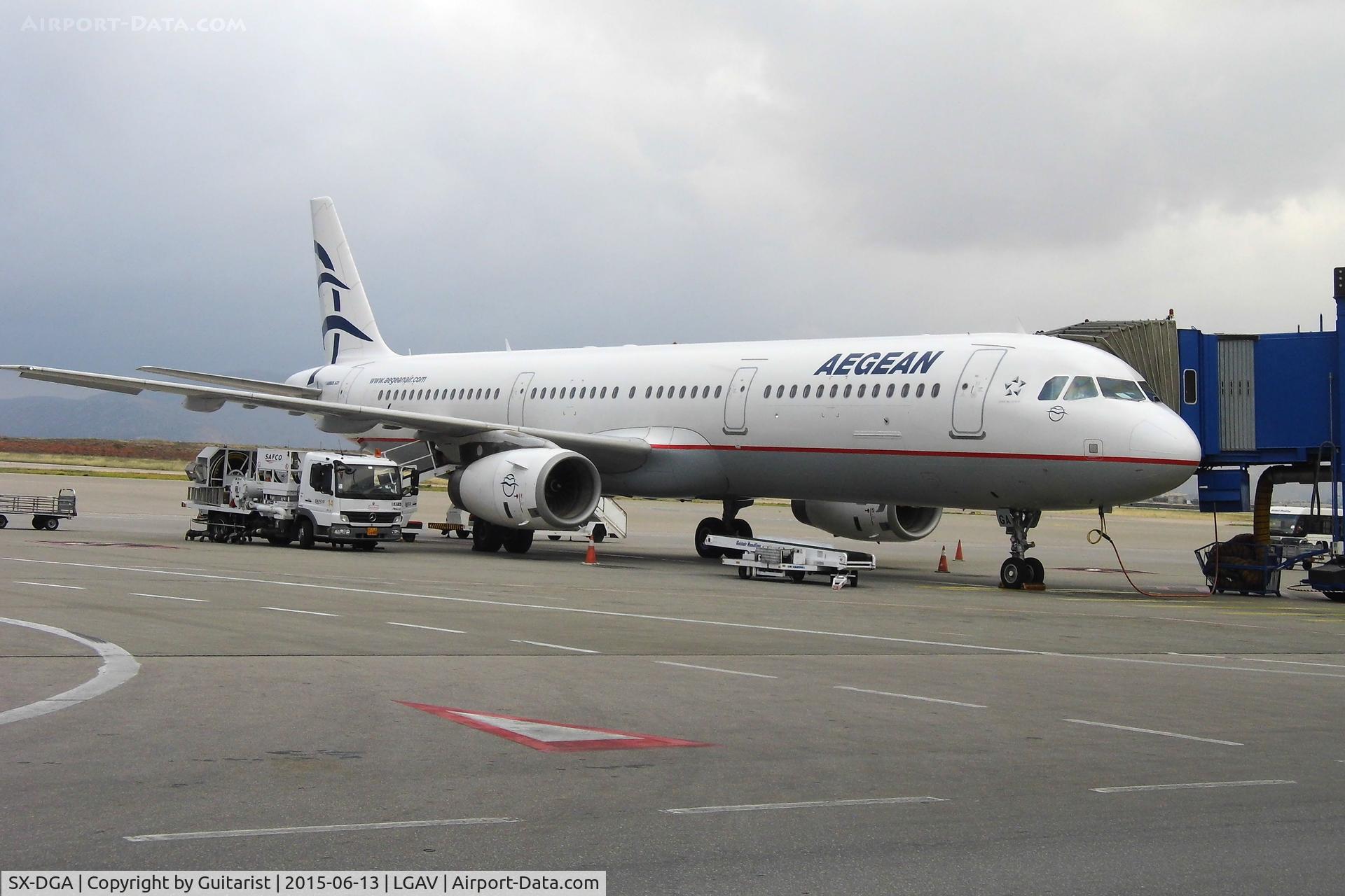 SX-DGA, 2009 Airbus A321-231 C/N 3878, At Athens
