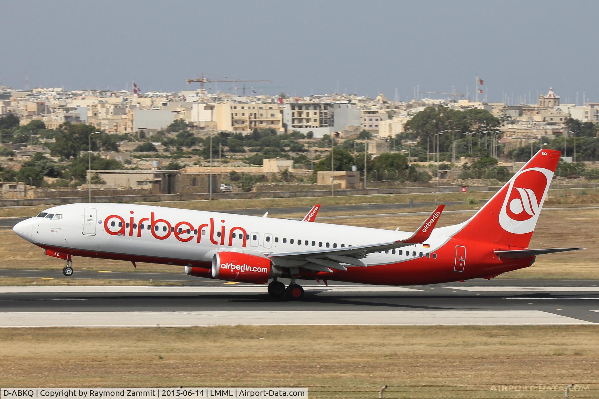 D-ABKQ, 2011 Boeing 737-86J C/N 37760, B737-800 D-ABKQ Air Berlin