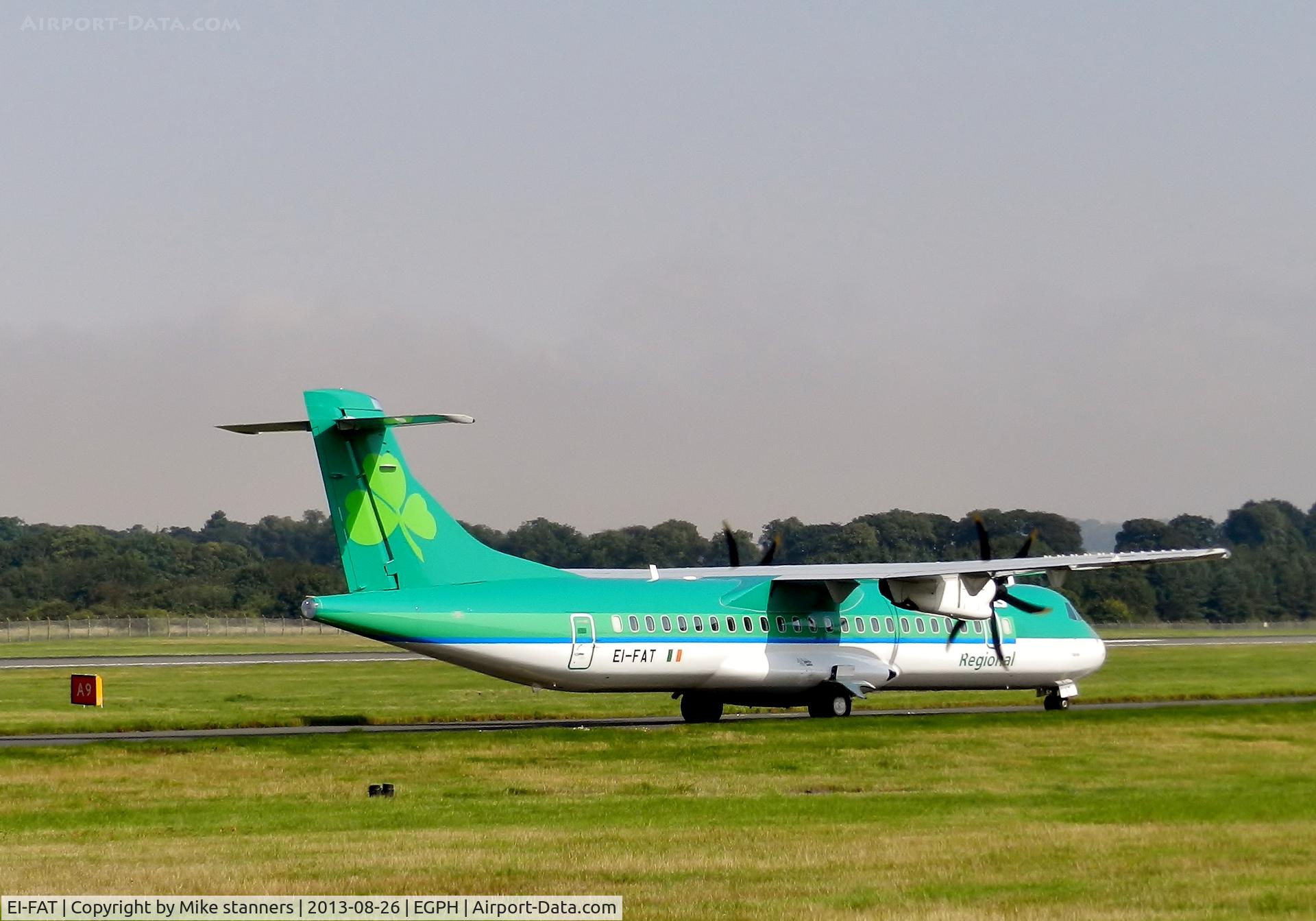 EI-FAT, 2013 ATR 72-600 (72-212A) C/N 1097, REA52ED Arrives from DUB