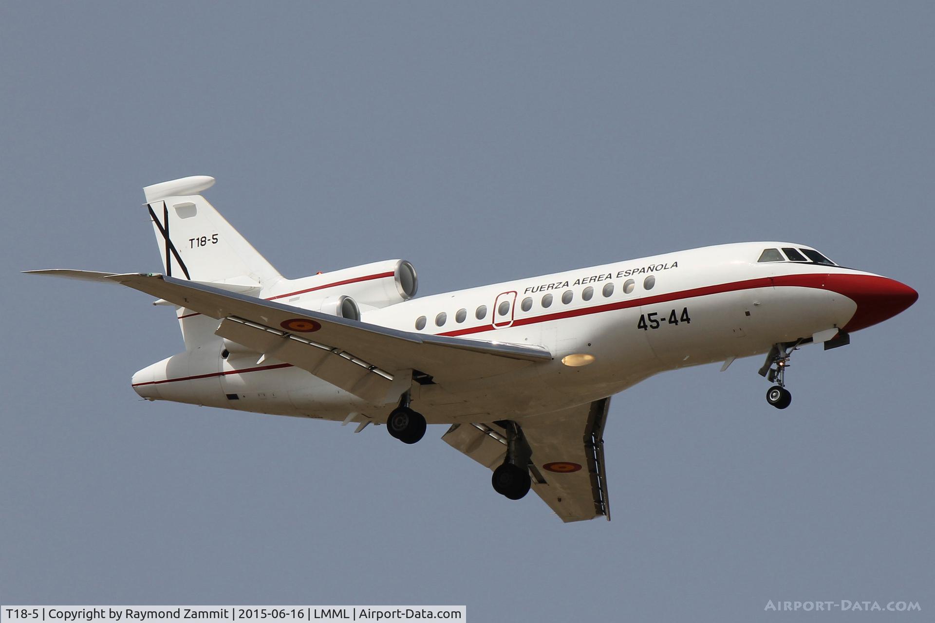 T18-5, 1989 Dassault Falcon 900 C/N 73, Dassault Falcon 900 T18-5/45-44 Spanish Air Force