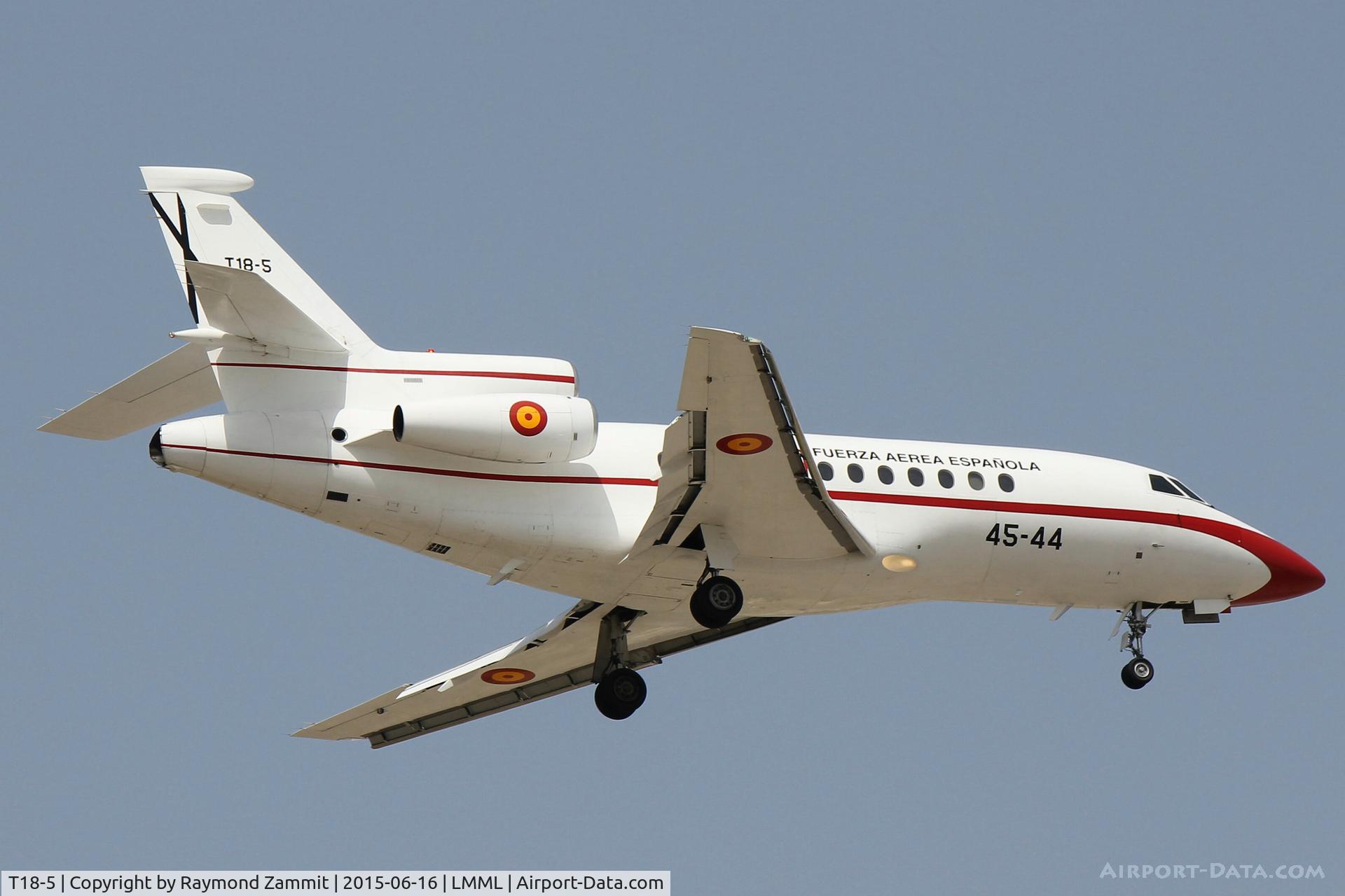 T18-5, 1989 Dassault Falcon 900 C/N 73, Dassault Falcon 900 T18-5/45-44 Spanish Air Force