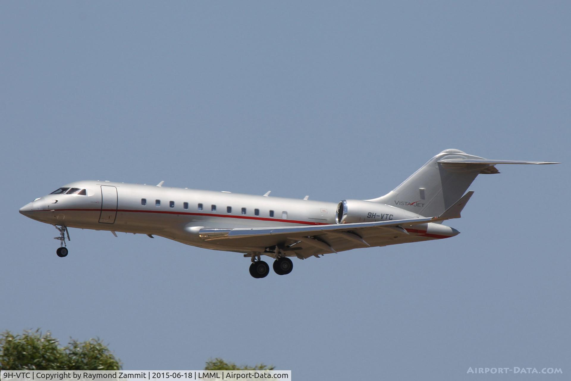 9H-VTC, 2013 Bombardier BD-700-1A11 Global 5000 C/N 9571, Bombardier BD-700 9H-VTC Vistajet