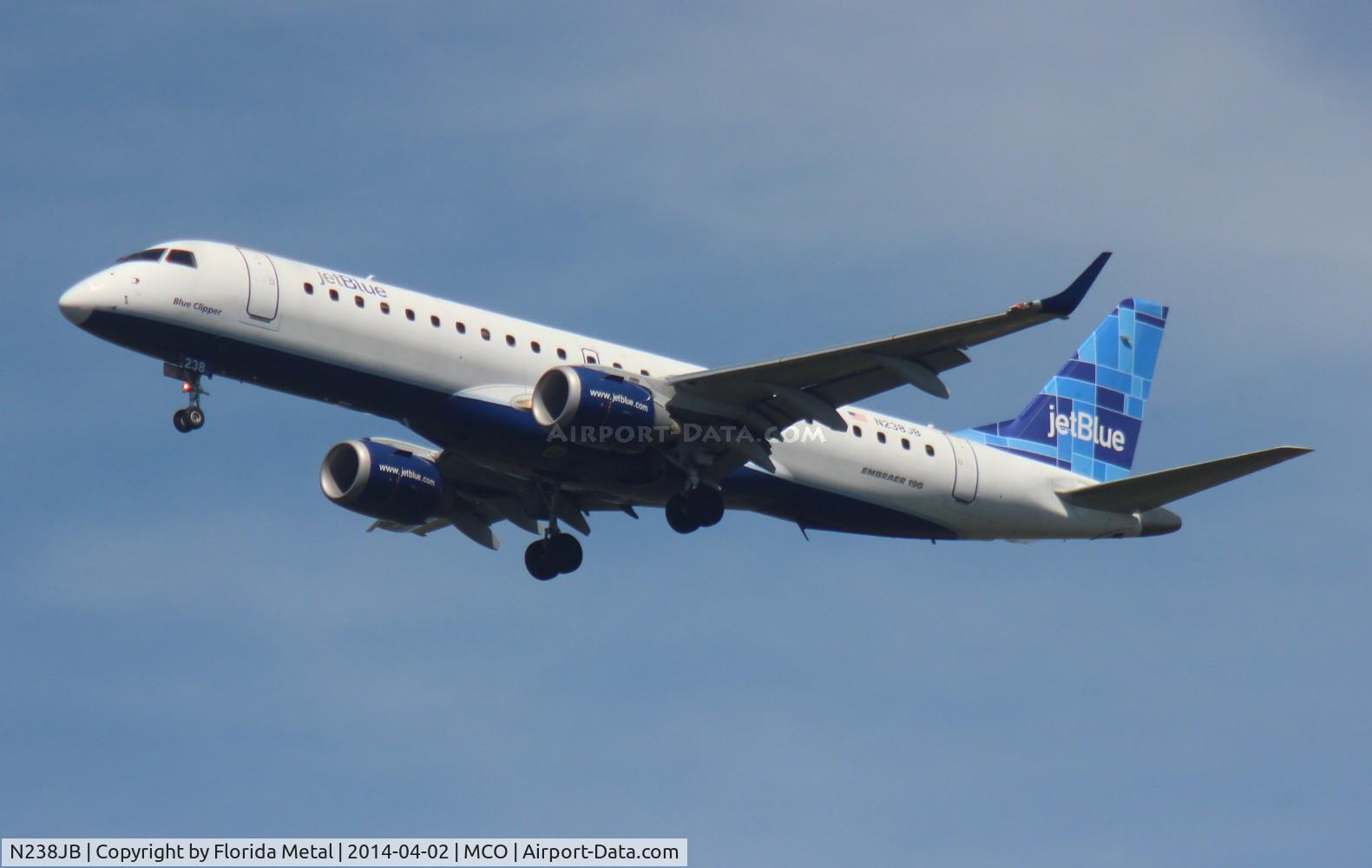 N238JB, 2006 Embraer 190AR (ERJ-190-100IGW) C/N 19000039, Jet Blue