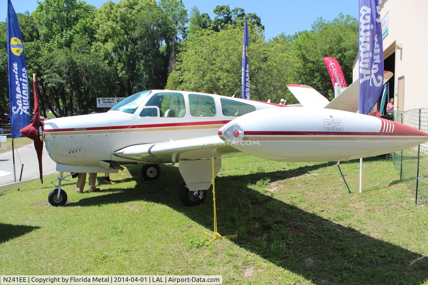 N241EE, 1951 Beech C35 Bonanza C/N D-3072, Bonanza