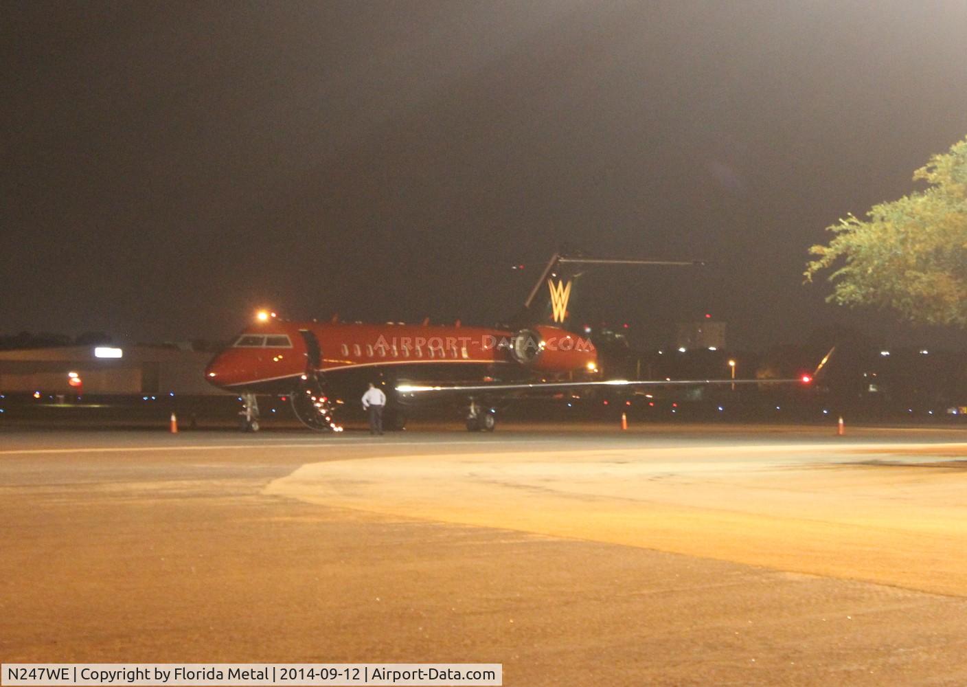 N247WE, 2007 Bombardier BD-700-1A11 Global 5000 C/N 9245, WWE Wrestling Global 5000