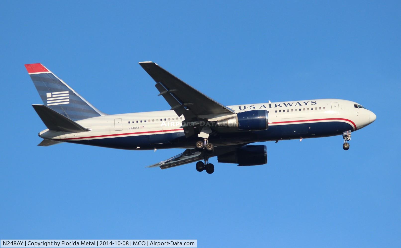 N248AY, 1988 Boeing 767-201 C/N 23900, US Airways 767-200