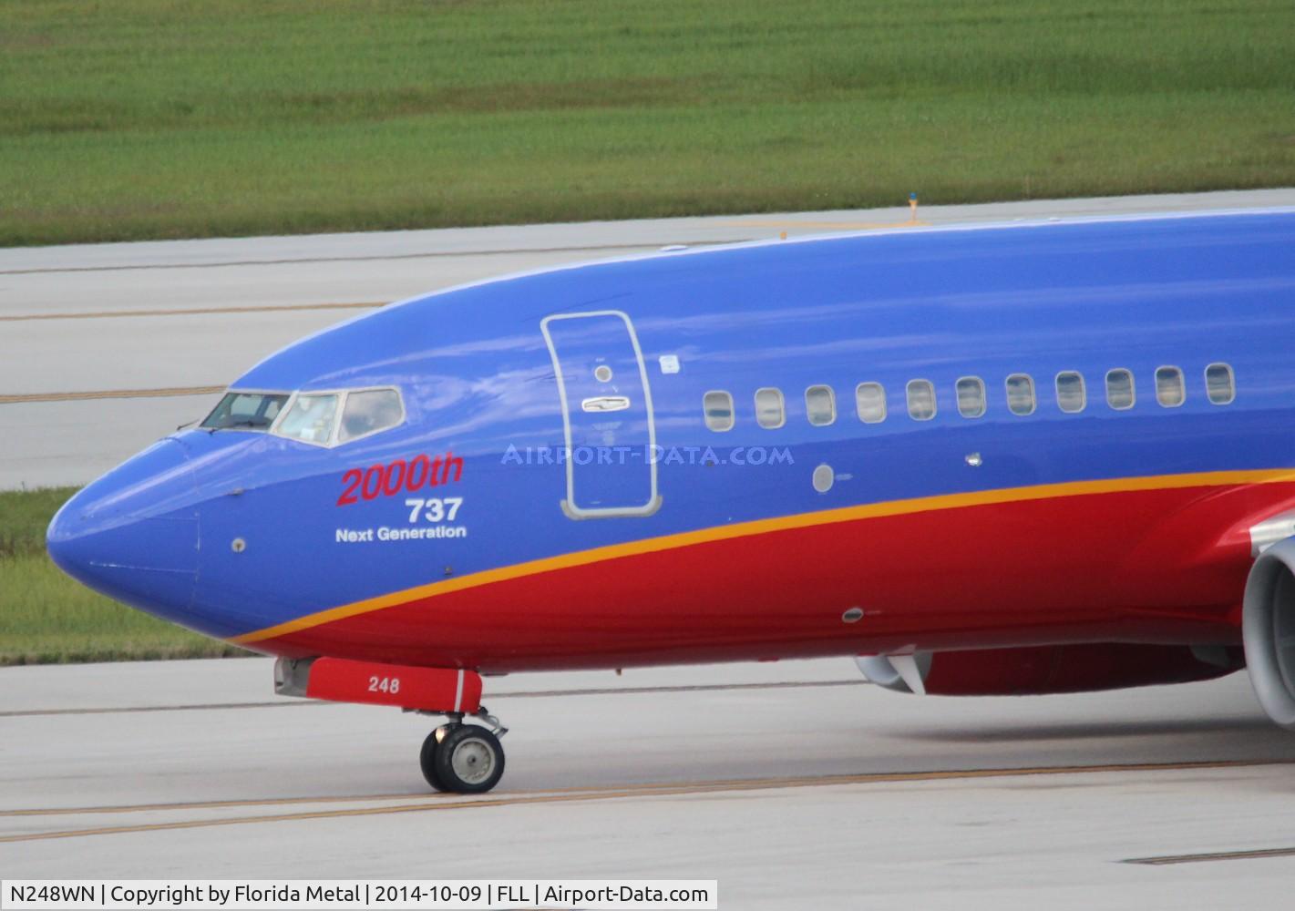 N248WN, 2006 Boeing 737-7H4 C/N 32509, 2000th 737NG