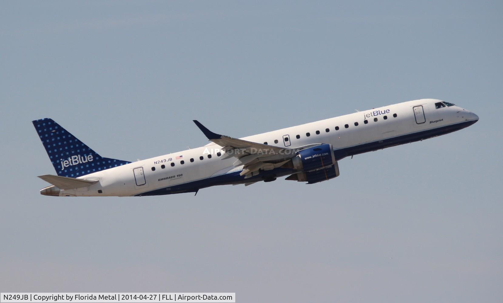 N249JB, 2006 Embraer 190AR (ERJ-190-100IGW) C/N 19000045, Jet Blue