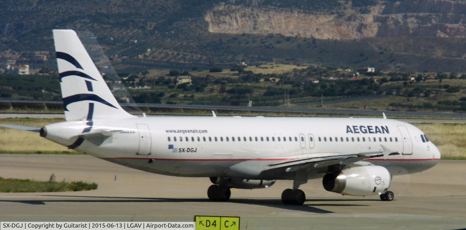 SX-DGJ, 2007 Airbus A320-232 C/N 3316, At Athens