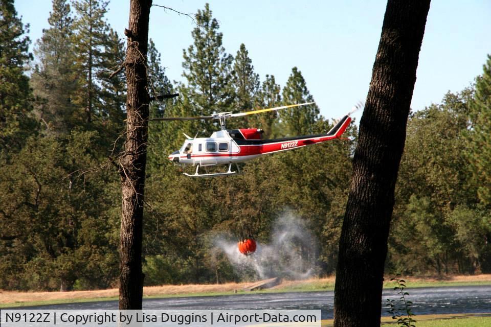N9122Z, 1975 Bell 212 C/N 30716, Foster pond Penn Valley, CA