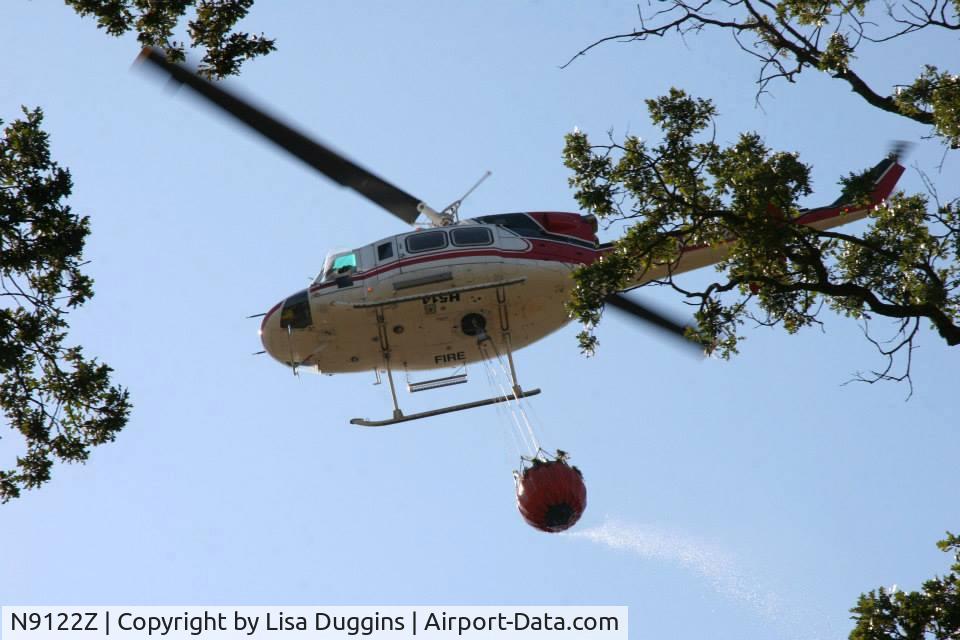 N9122Z, 1975 Bell 212 C/N 30716, Foster pond Penn Valley, CA