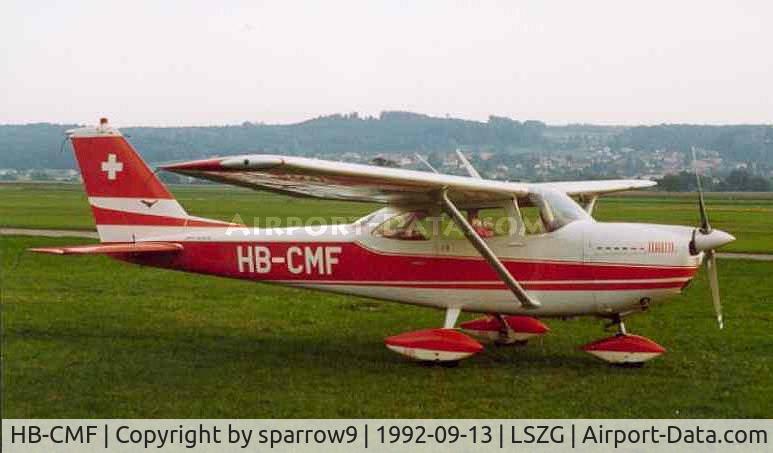 HB-CMF, 1963 Cessna P172D Skyhawk Powermatic C/N P17257154, Scanned from slide