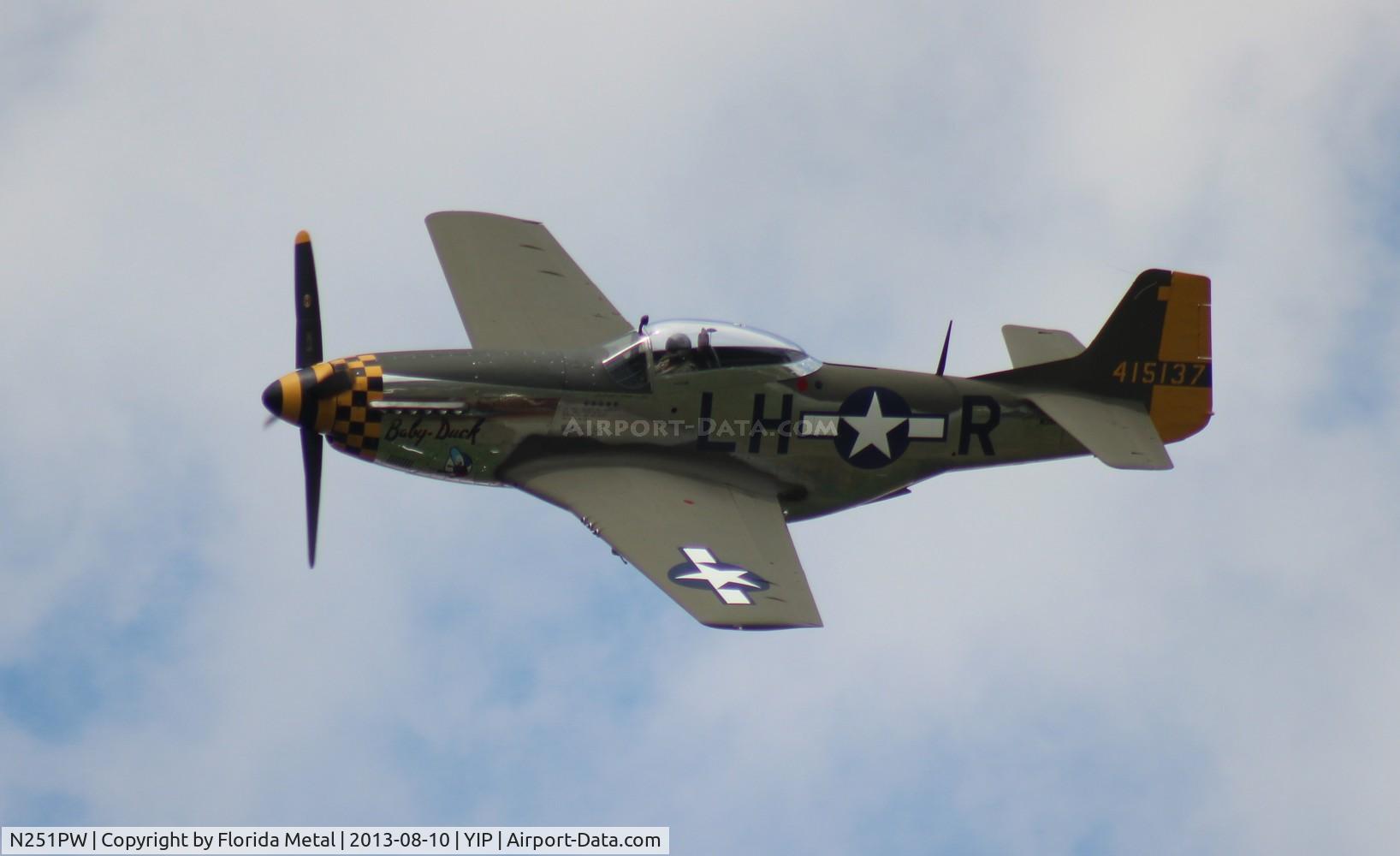 N251PW, 1944 North American P-51D Mustang C/N 122-31945, Baby Duck