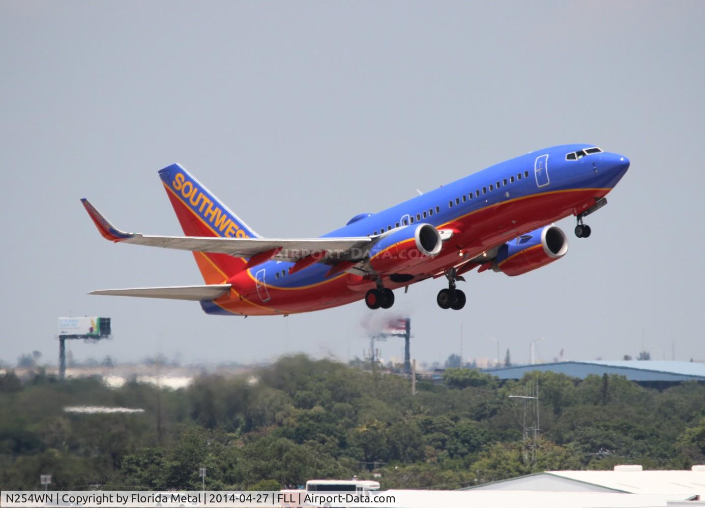 N254WN, 2006 Boeing 737-7H4 C/N 32512, Southwest