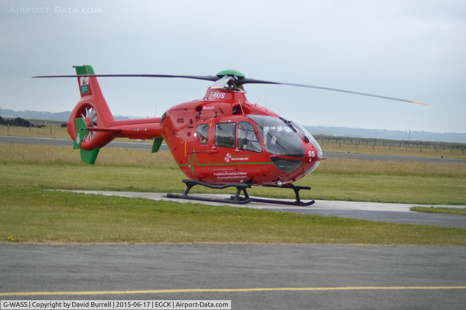 G-WASS, 2009 Eurocopter EC-135T-2+ C/N 0745, Wales Air Ambulance Eurocopter G-WASS at Caernarfon, Wales.